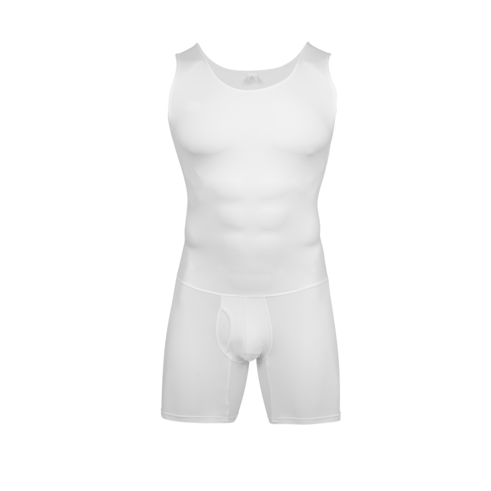 Shapewear Bodysuit Firm - Shapewear bodysuit voor heren, afslankshirt met