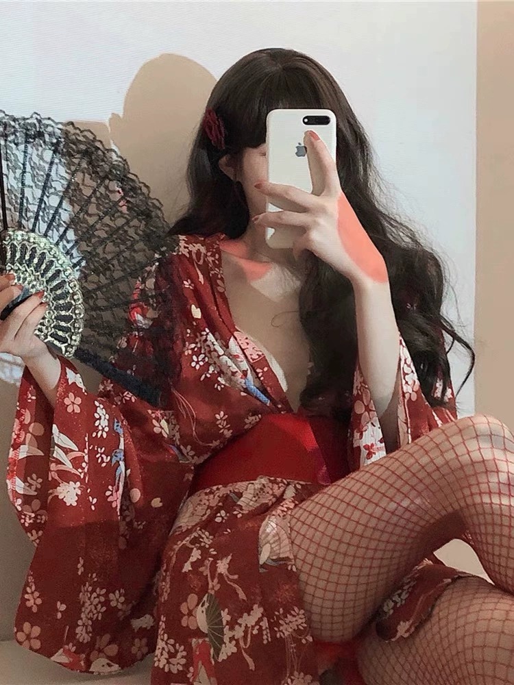 Robe Silk Women - Sex Japanse Kimono Sexy Nachtkleding Cosplay