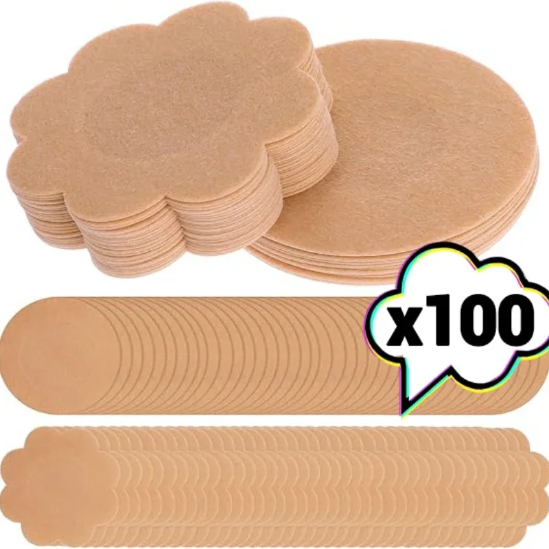 Silicone Bra Adhesive - 10/100 Stuks Vrouwen Tepel Cover Zelfklevende