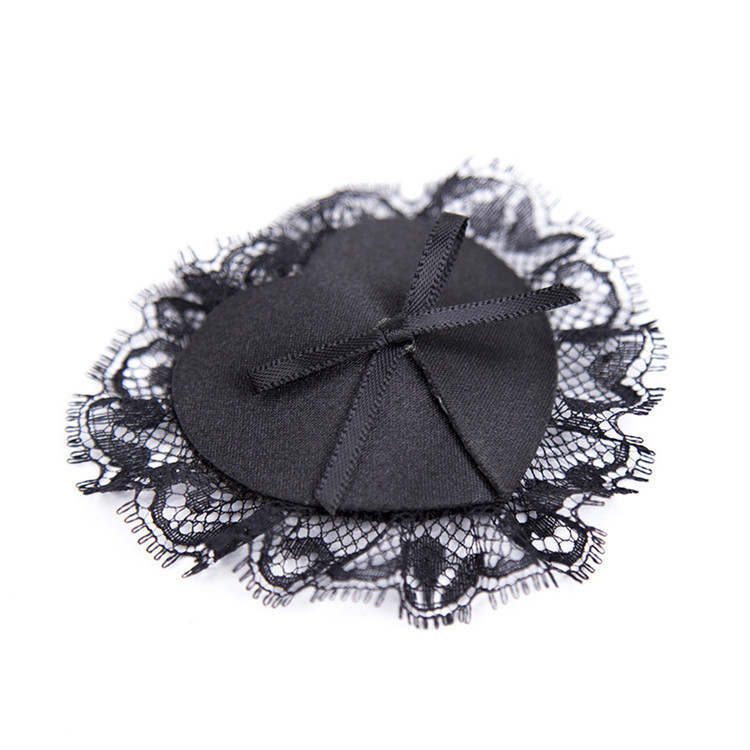 Nipple Cover Pasties - Kant-pailletten-hartvormige ronde tepelplakkers, herbruikbare siliconen zelfklevende
