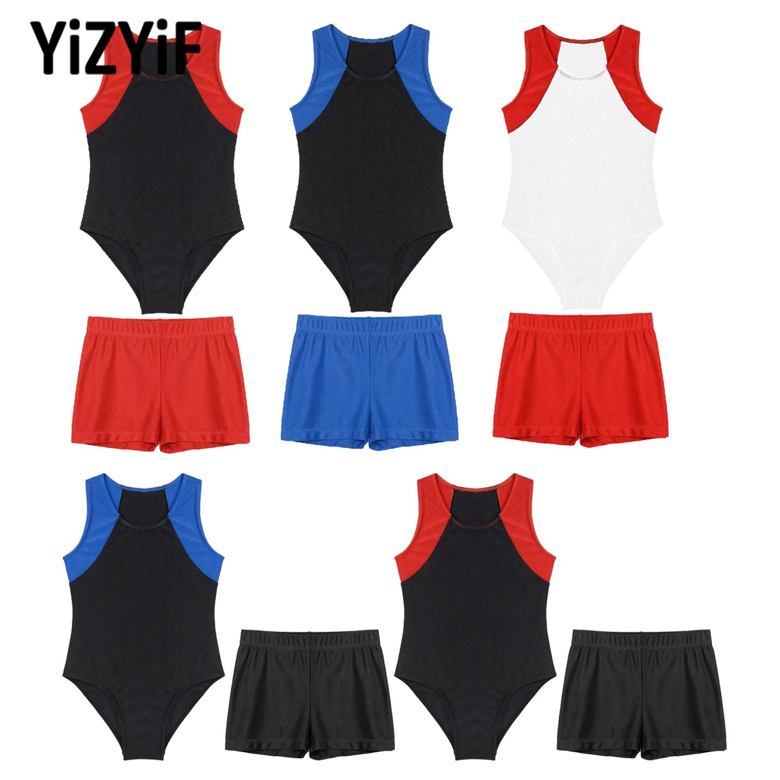Boyshort Underwear - Mouwloze gymnastiek yoga training concurrentie mode