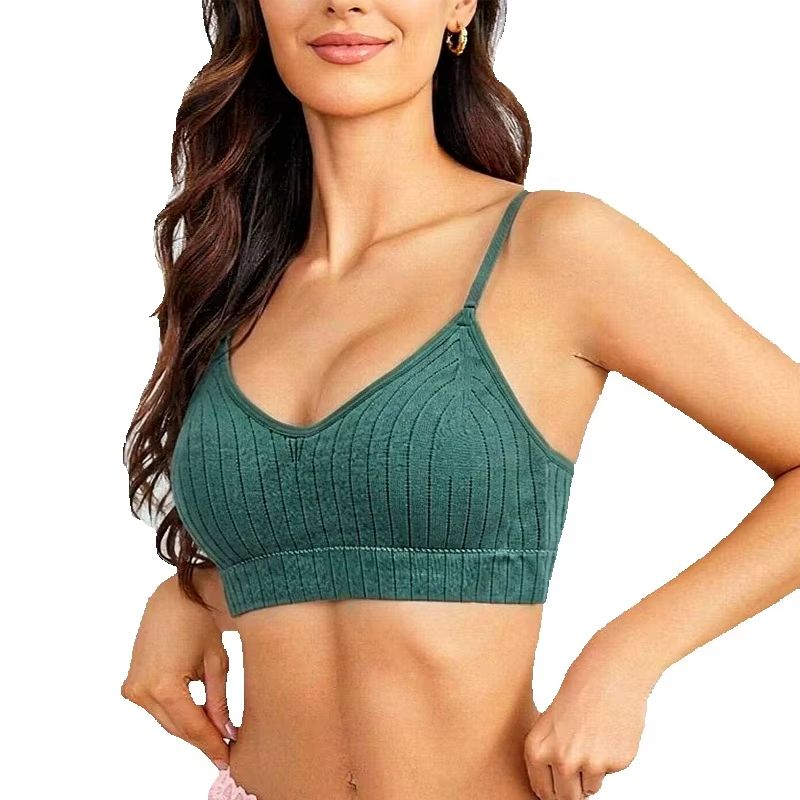 Dames Geribbelde Gebreide Draa - Bralette Wireless Soft recensie en prijs