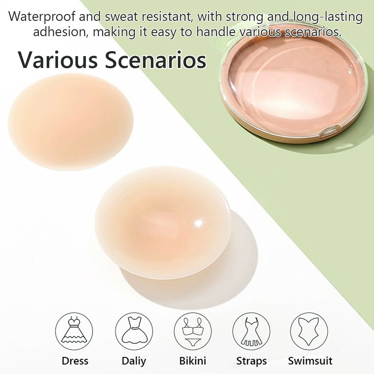 3 paar wasbare herbruikbare 10 - Nipple Cover Pasties recensie en prijs