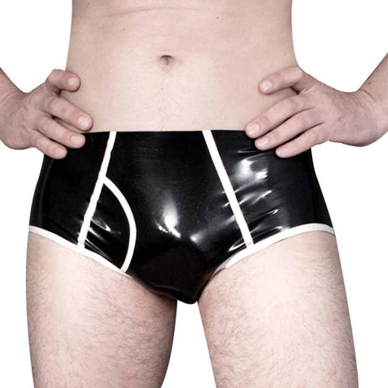 Party Latex Slips Met Strepen  - Boyshort Underwear recensie en prijs