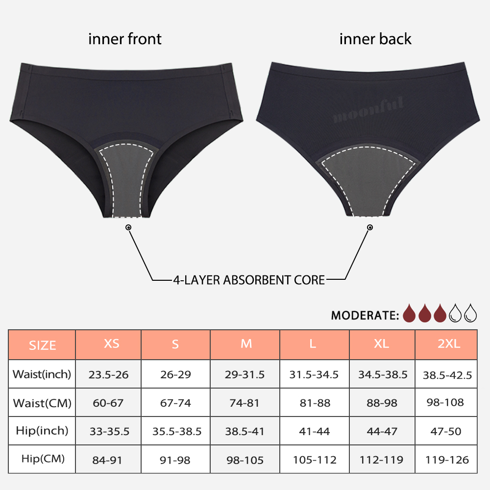 Naadloze Menstruatie Slipje Vr - Period Panty Absorbent recensie en prijs