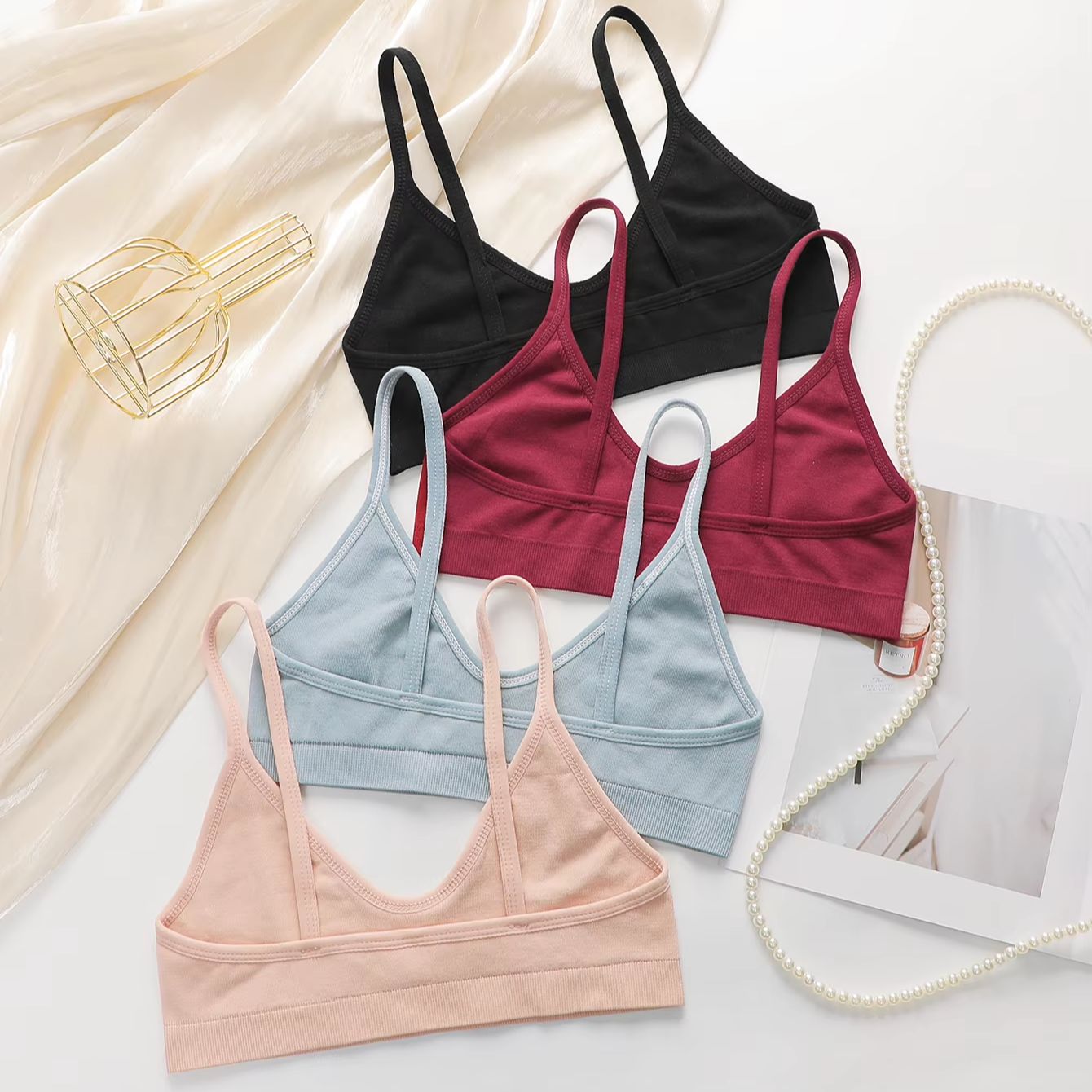 Naadloze draadloze bh voor dam - Bralette Wireless Soft recensie en prijs