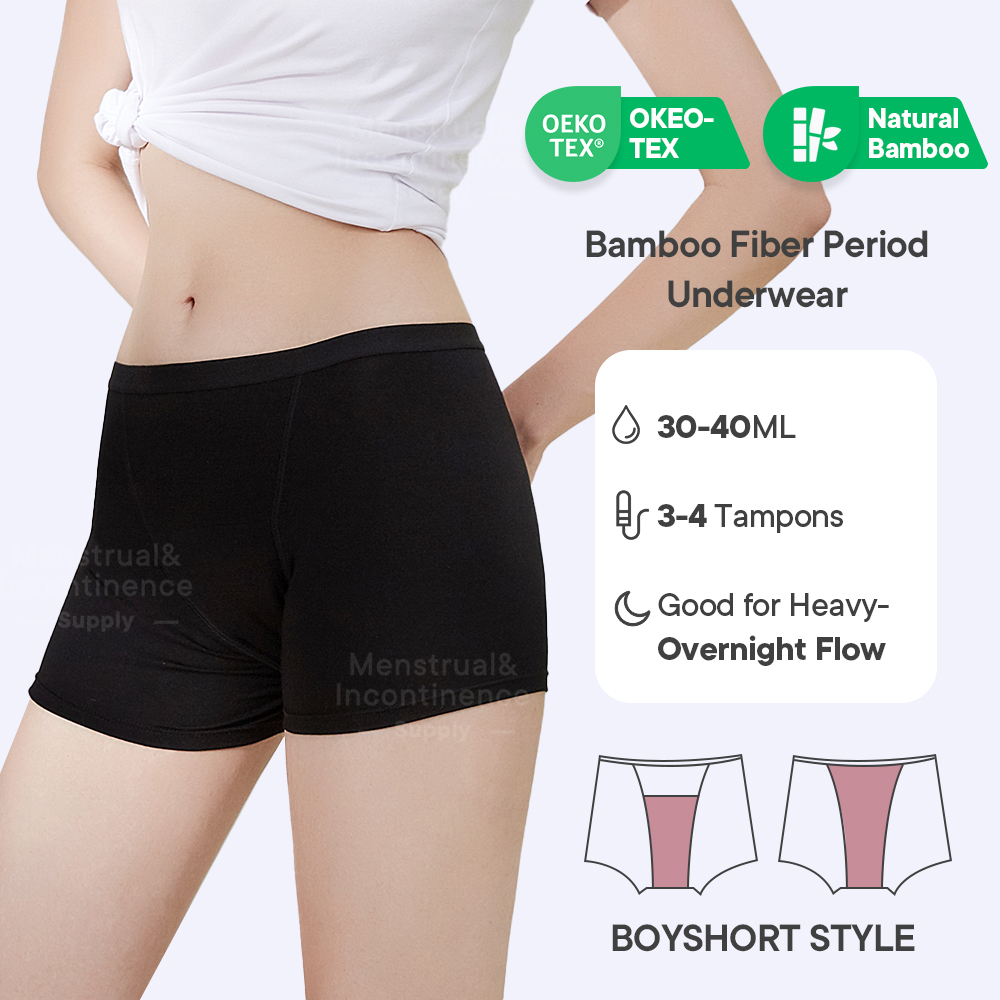 Bamboevezel Periode-ondergoed  - Boyshort Underwear recensie en prijs